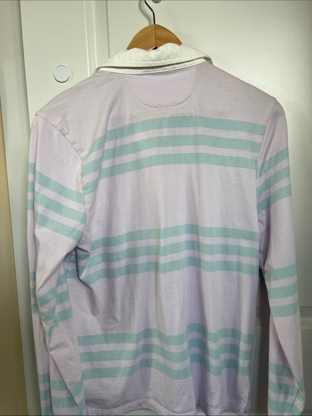 J Crew Boyfriend Jersey Rugby Shirt S - Picture 7 of 8